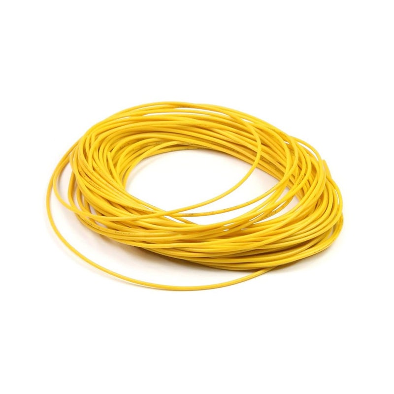 Duravel Copper Wire Conductor for Electrical Power Transmission - Yellow, 90 Meters, 1.5mm - Image 1